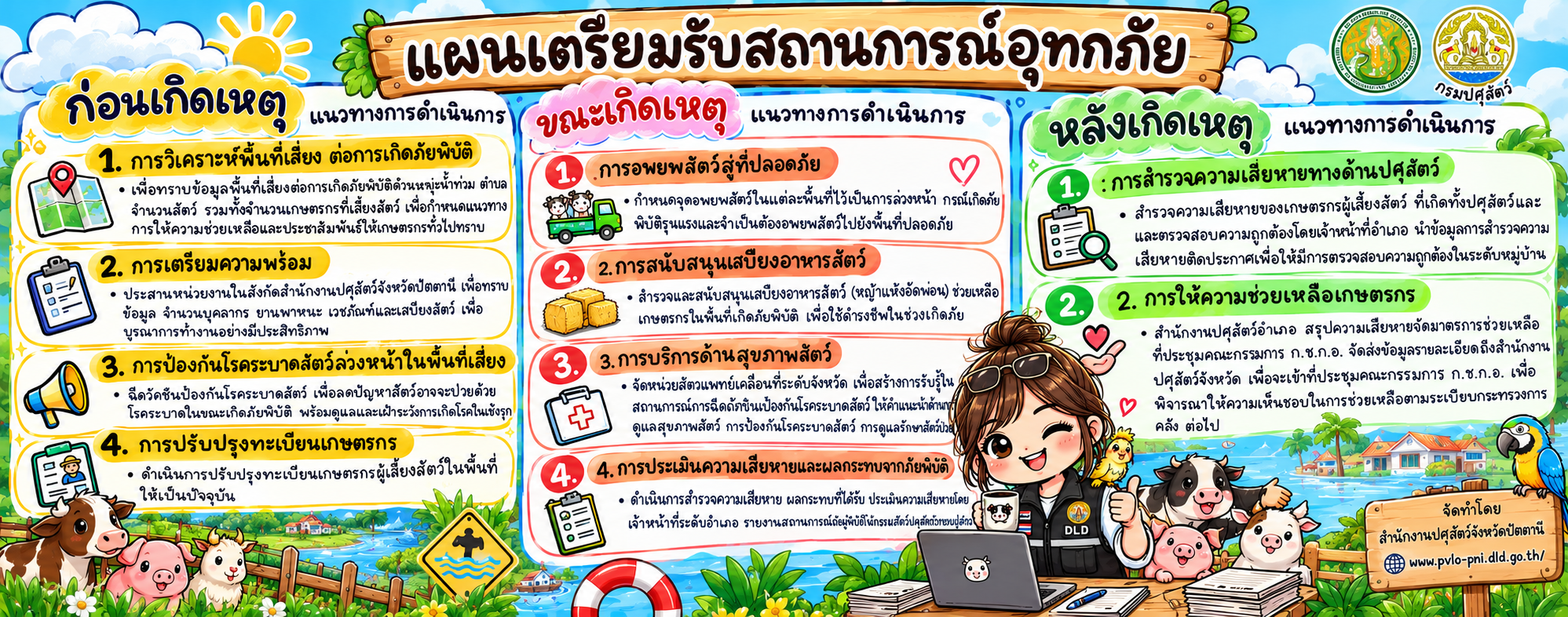 Thai Flood Preparedness Infographic