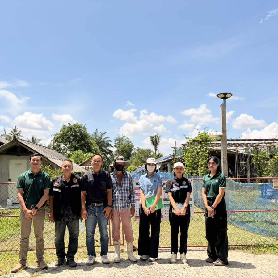 สนง.ปศข.9 ลงพื้นที่ตรวจประเมินฟาร์มปศุสัตว์เศรษฐกิจ BCG model ชนิดสุกร จังหวัดสงขลา