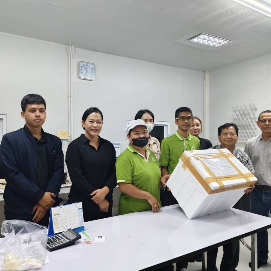 สนง.ปศข.9 ร่วมตรวจสอบปริมาณและคุณภาพน้ำนมดิบ ศูนย์รวบรวมน้ำนมดิบและโรงงานแปรรูปผลิตภัณฑ์ (นม) โรงเรียน บจก.เซาท์เทิร์น แดรี่ จังหวัดสงขลา