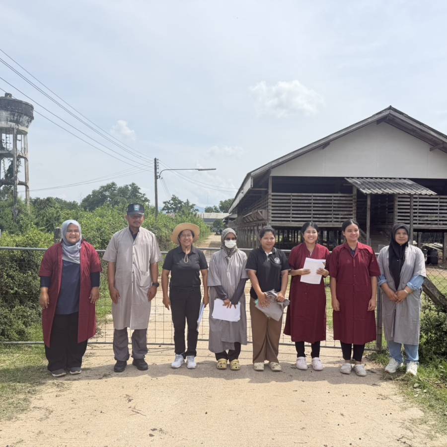สนง.ปศข. 9 ร่วมตรวจประเมินฟาร์มปลอดโรคบรูเซลลาในแพะและแกะ ของ ศูนย์วิจัยและพัฒนาแพะแกะยะลา ตำบลวังพญา อำเภอรามัน จังหวัดยะลา