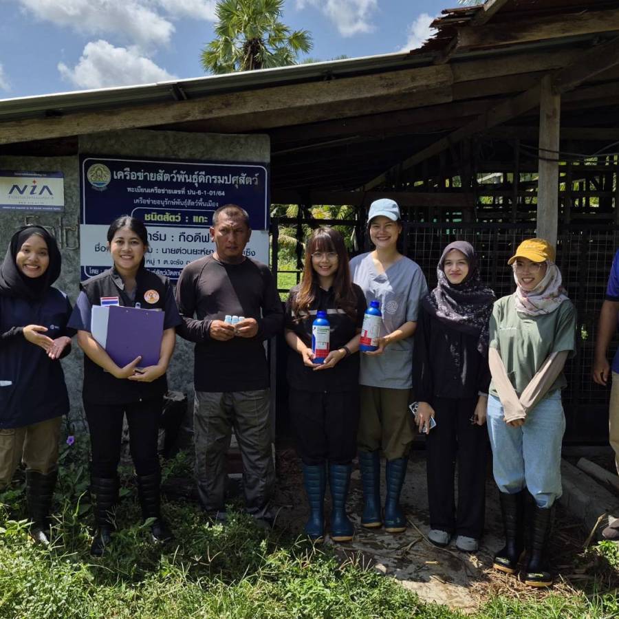 สนง.ปศข. 9 ร่วมตรวจประเมินฟาร์มปลอดโรคบรูเซลลาในแพะและแกะ ในพื้นที่จังหวัดปัตตานี