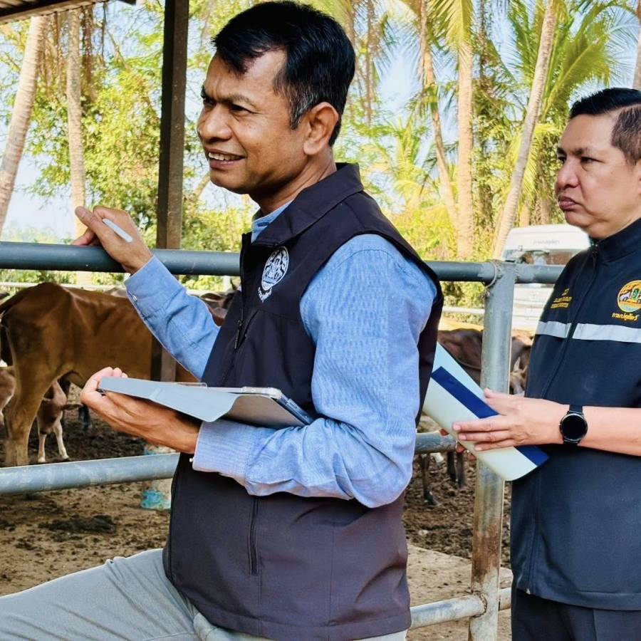 สนง.ปศข.9 ลงพื้นที่ติดตามงานโครงการโคบาลชายแดนใต้ จังหวัดปัตตานี