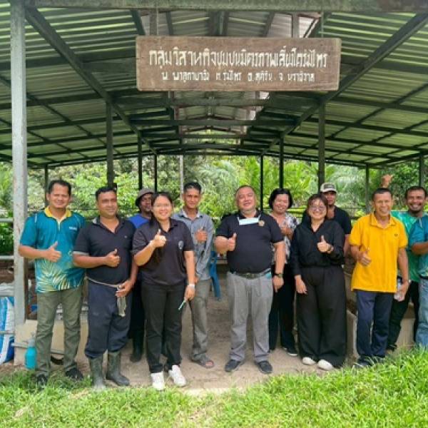 สำนักงานปศุสัตว์จังหวัดนราธิวาส ลงพื้นที่ติดตามและประเมินผลกลุ่มเกษตรกรที่เข้าร่วมโครงการโคบาลชายแดนใต้ ในพื้นที่จังหวัดนราธิวาส